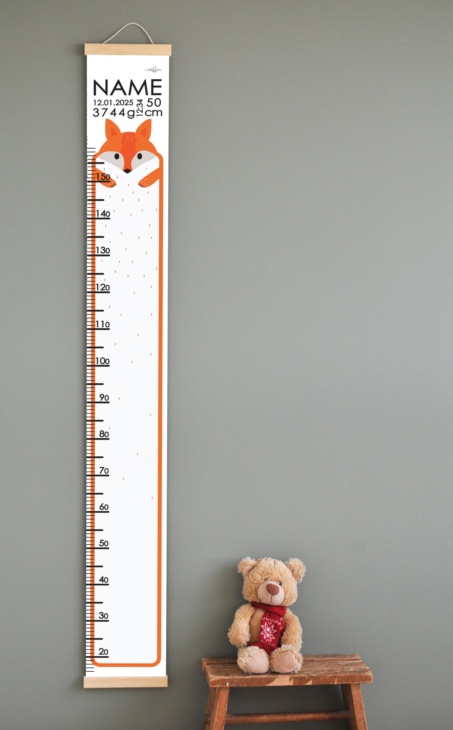 Personalized growth chart